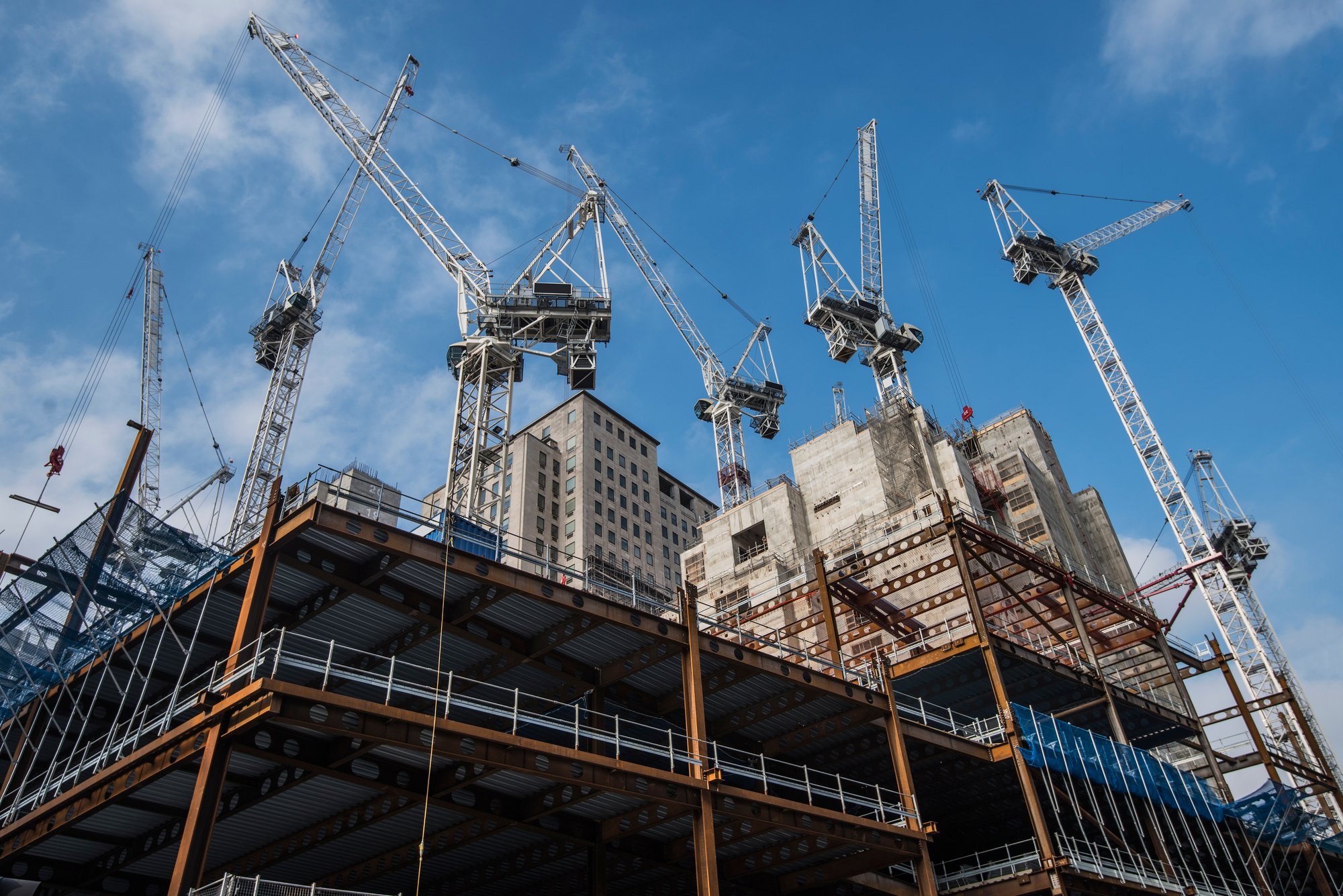 Under construction building